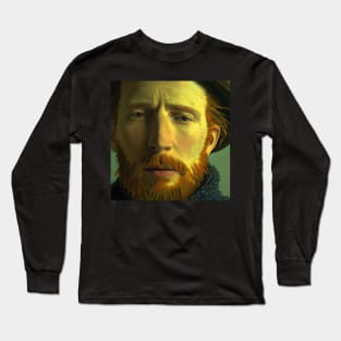 Face of vangogh Long Sleeve T-Shirt